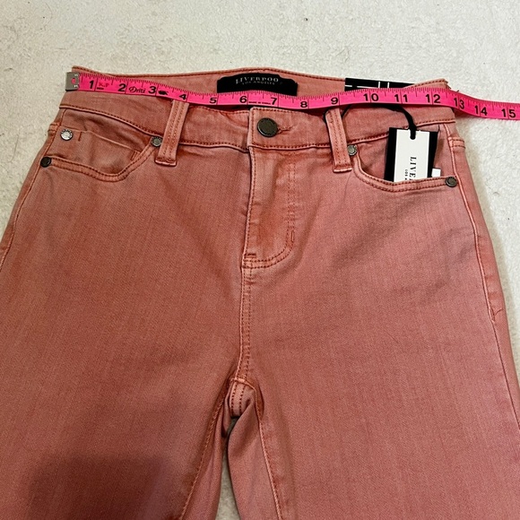 Liverpool NWT Pink Abby Ankle Skinny Jeans - Size 0/25 - Picture 13 of 13